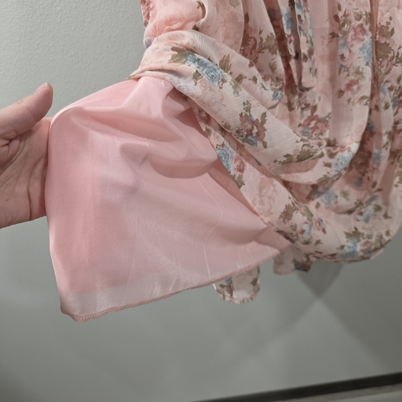 Cy Fashion Floral Midi Dress in Pink - Picture 3 of 6